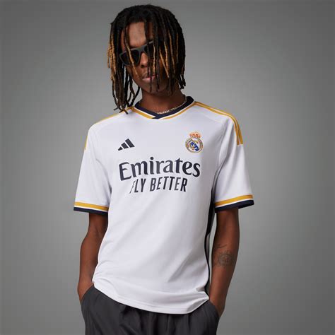 adidas men's real madrid 2018 stadium home replica jersey|Men .